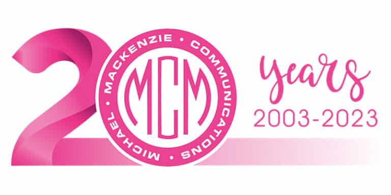 Michael Mackenzie Communications - 20 years - 2003-2023